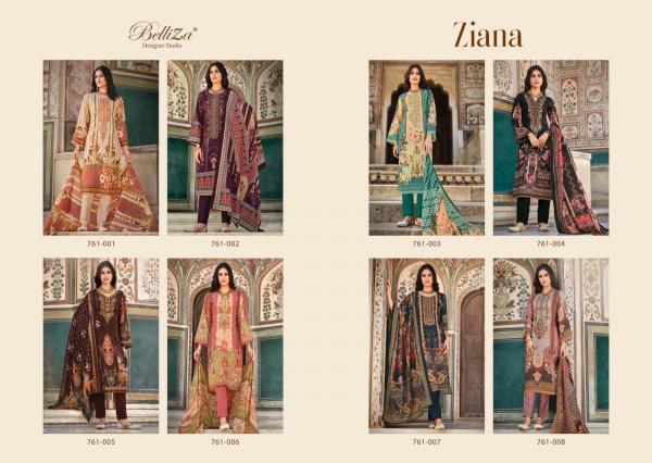 Belliza Ziana Cotton Designer Dress Material Collection